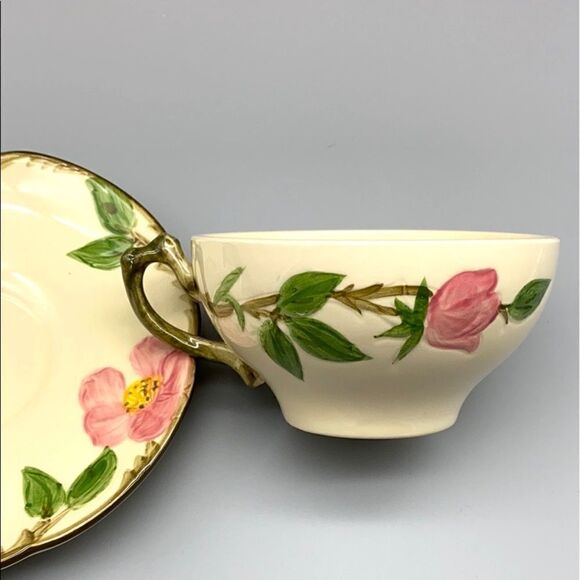 NWOT Franciscan Desert Rose Cup & Saucer Set - Picture 4 of 7